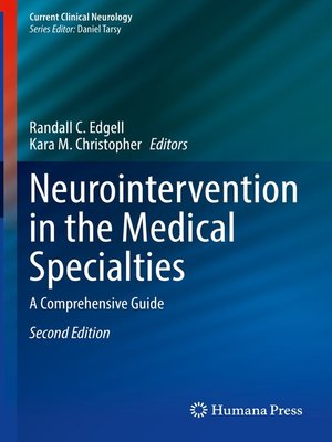 cover image of Neurointervention in the Medical Specialties